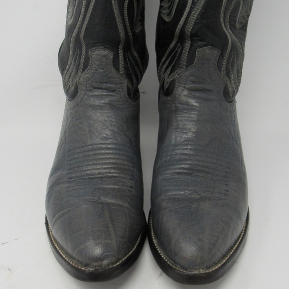  J Chisholm elephant cowboy boots men's sz 10D - Picture 2 of 8